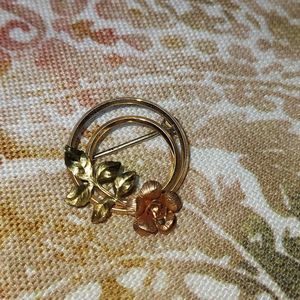 VTG Krementz Gold filled signed brooch